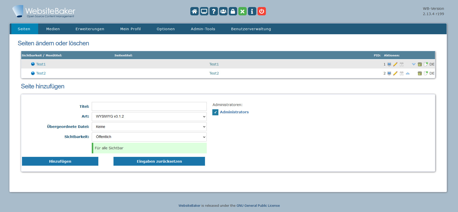 Clearer ‌and‌ More User-Friendly Admin Settings Panel