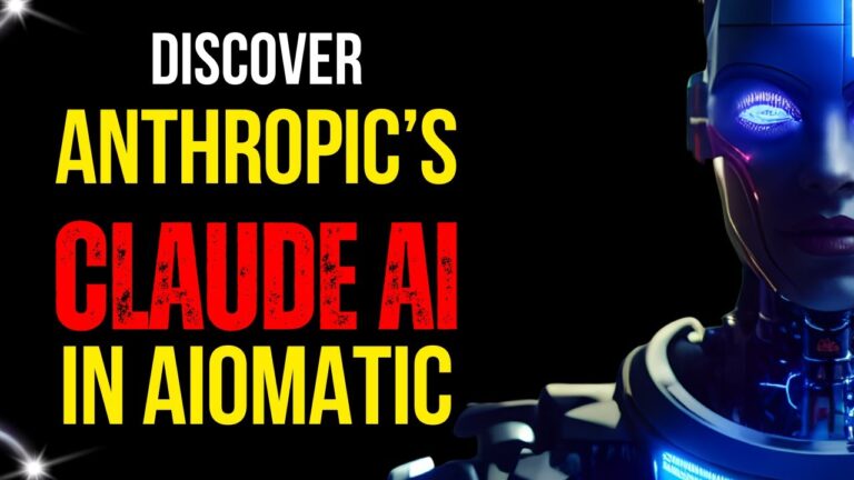 Next-Level AI: Discover Anthropic's Claude AI in the Aiomatic Plugin!